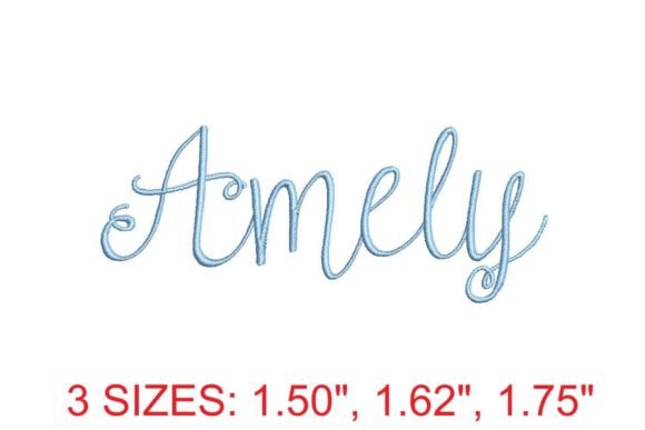Amely Font: A Perfect Choice for Seasonal Embroidery
