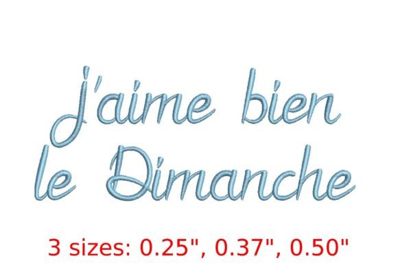 Charming Jaime Bien Le Dimanche Font