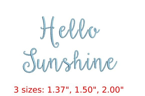 Hello Sunshine Font: A Bright Addition to Your Craft Fair