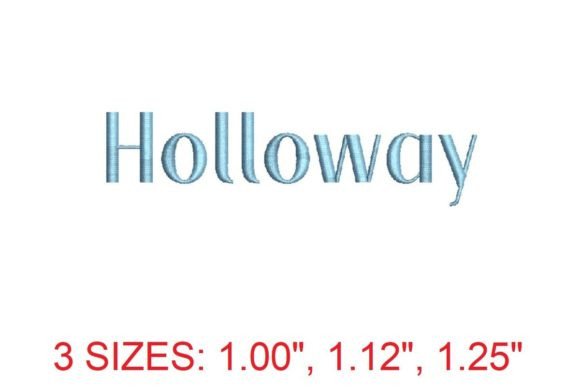 Holloway Font: A Versatile Choice for Seasonal Embroidery