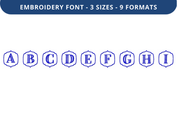 Ornatia Font a to I: A Charming Embroidery Choice