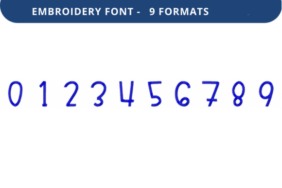 Play Pen Font 0 to 9: A Versatile Embroidery Choice