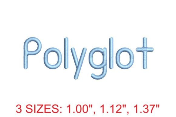 Polyglot Embroidery Font: A Multilingual Delight
