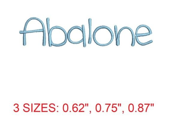Review of Abalone Embroidery Font