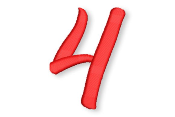 Script Number Four: A Versatile Embroidery Font