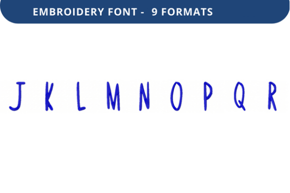 Short Quiz Font J to R: A Stylish Embroidery Choice