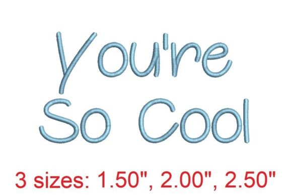Stylish and Versatile: You re so Cool Font